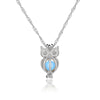 Charm Glowing Owl Pendant Necklace Cute Luminous Jewelry Choker 3 Colors Christmas Gift For Women Necklace