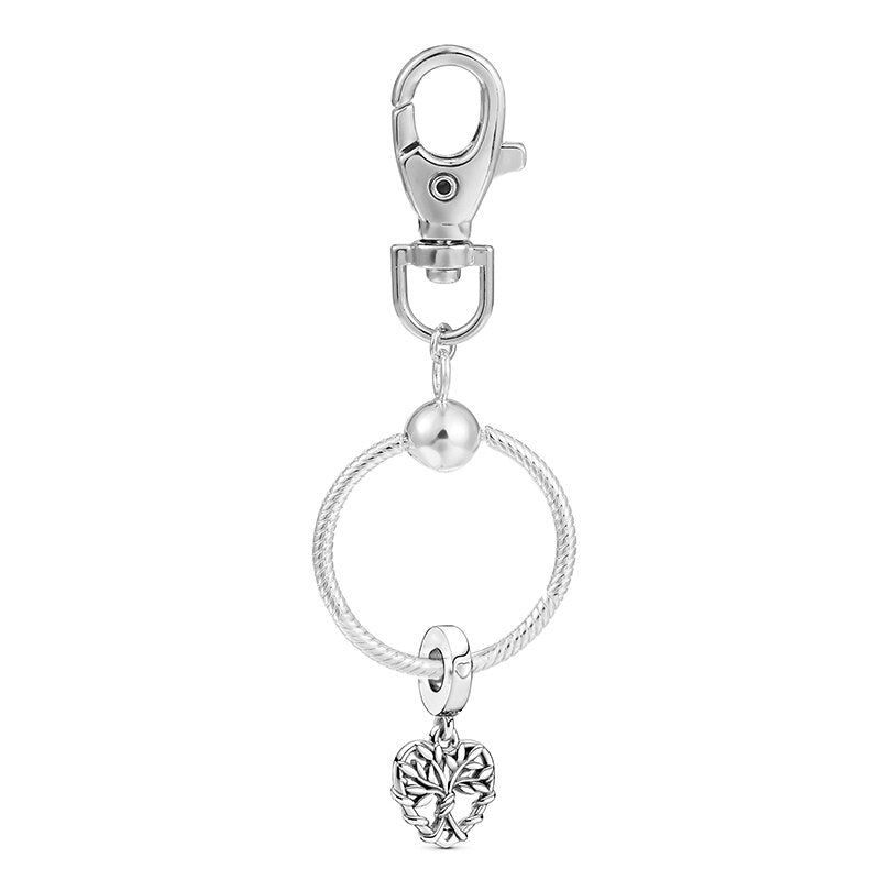 Charm Keychains For Women Handbag Car Keyfobs Brand Keyrings Pendant Charm Beads Accessories DIY Jewelry Gifts