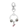 Charm Keychains For Women Handbag Car Keyfobs Brand Keyrings Pendant Charm Beads Accessories DIY Jewelry Gifts