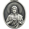 Christian Jesus Sacred Heart Pendant Gift Chain Necklace Catholic Retro Men's Religious Pendant Necklace