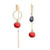 New Christmas Gifts Women Cloth Ball Creative Bridal jewelry Tassel Earrings Fashion Crystal Beads Earrings Jewelry Accessories