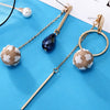 New Christmas Gifts Women Cloth Ball Creative Bridal jewelry Tassel Earrings Fashion Crystal Beads Earrings Jewelry Accessories