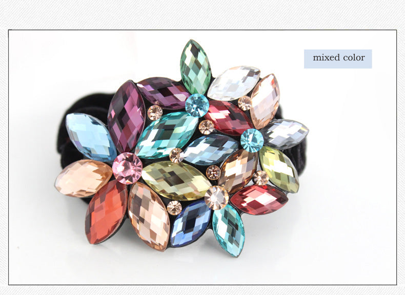 New Crystal Rhinestone 90s Hair Accessories Jewelry Ornament Rope Ring online shop for Women Casual Birtherday Wedding Party