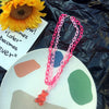 Cute Cartoon Candy Gummy Bear Choker Necklace Harajuku Funny Acrylic Multilayer Necklace Party Jewelry
