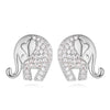 New Design Austrian CZ Earrings for Women Cute Elephant Stud Earrings Gold Colors Animal Bijoux Fashion Jewelry Brincos