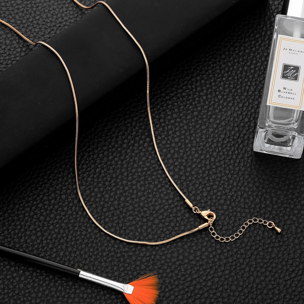 Design Capsule Pendant Necklace Gold Silver Color Cylindrical Pendants Stainless Steel Chain Necklace For women Jewelry 2022