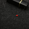 Design Drop Oil Heart Charms Invisible Fish Line Crystal Choker Necklace For Women Collar Jewelry Gift