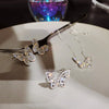 Design Jewelry Exquisite Copper Inlaid Zircon Pendant Necklace Beautiful Butterfly Party Necklace for women