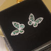 Design Jewelry Premium  Zircon Earrings Smart Butterfly Earrings for women gift