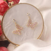 Design Jewelry Premium  Zircon Earrings Smart Butterfly Earrings for women gift