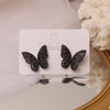 Design Jewelry Premium  Zircon Earrings Smart Butterfly Earrings for women gift