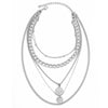 Design Statement Tredndy Neck Chain Set Chic Metal Sweater Chain Vintage Necklace Sets Mutilayered Chian Necklaces