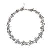 New Design   Charm Crystal Bib choker Necklace rhinestone gem flower Bar Necklace Statement Jewelry for women N557