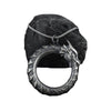 Dragon Necklace Ouroboros Dragon Pendant Alloy Round Amulet Punk Hip Hop Jewelry Decor Gift for Men and Women AIC88