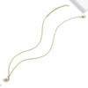 Electroplating Star and Moon Titanium Steel Necklace Gold Small and Smart Inlaid Zircon Temperament Niche Clavicle Chain