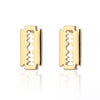 Elegance Gold Silver Color Square Stud Earrings Trendy for Women Girls Travel Jewellry Gift  Party Girl's Earring 2022