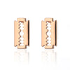 Elegance Gold Silver Color Square Stud Earrings Trendy for Women Girls Travel Jewellry Gift  Party Girl's Earring 2022
