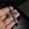 European Hip Hop Stainless Steel Pendant Street Retro Classic Cross Necklace Men's Accessories