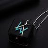 European and American Alan Walker Metal Pendant Necklace Hip Hop Rock Jewelry Nightclub Accessory