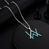 European and American Alan Walker Metal Pendant Necklace Hip Hop Rock Jewelry Nightclub Accessory