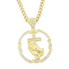European and American Hip Hop Necklaces Holding The Cross and Praying Hands for Men and Women Pendant Necklaces