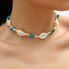 European and American popular ladies party holiday gifts shell necklace starfish ethnic style clavicle chain jewelry