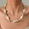 European and American popular ladies party holiday gifts shell necklace starfish ethnic style clavicle chain jewelry