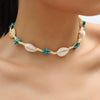 European and American popular ladies party holiday gifts shell necklace starfish ethnic style clavicle chain jewelry