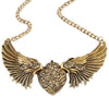 2021 Rhinestone Angel Wings Chain Collar Necklaces For Women Necklace for Dress party Jewelry Accessories