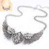 2021 Rhinestone Angel Wings Chain Collar Necklaces For Women Necklace for Dress party Jewelry Accessories