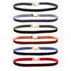 6 Pcs/pack Colorful Velvet strip Choker Necklace Retro Gothic Collar Necklace For Women Girls Punk jewelry