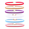 6 Pcs/pack Colorful Velvet strip Choker Necklace Retro Gothic Collar Necklace For Women Girls Punk jewelry