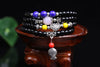 New Fashion 6mm Black Onyx beads Tibetan Buddhist 108 Prayer Beads Gourd mala Prayer Bracelet for Meditation