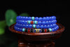 New Fashion 6mm Blue Chalcedony stone beads Tibetan Buddhist 108 Prayer Beads Gourd mala Prayer Bracelet for Meditation
