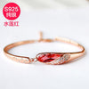 New Fashion 925 Sterling Silver Bracelet Women Elegant Crystal Bracelets Fine Jewelry Wholesale Brand BSW430