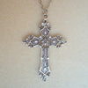 Christian Necklaces for Women Wen Gift Vintage Gothic Cross Pendant Long Chain Necklace Choker Goth Punk Jewelry