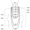 Cross Heart Cut Pendants Round Cross Chain Short Long Mens Womens DIY Silver Color Necklace Jewelry Gift