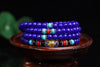 New Fashion Dyed Lapis Bracelets Beads Tibetan Buddhist 108 Prayer Beads Necklace Gourd mala Prayer Bracelet for Meditation