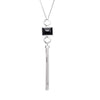 Elegant Long Tassel Pendant Necklace For Women  Big Rhinestone Glass Sweater Chain Necklaces Jewelry 2022