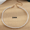 Elegant White Imitation Pearl Choker Necklaces Round Pearl Wedding Chain Necklace For Women Charm Party Jewelry Gift