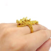 Golden Domineering Dragon Opening Ring Men and Women Personality Popular Exquisite Gift Jewelry