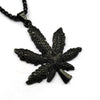 Hemp Leaf Necklace Men Women Maple Leaf Pendant Chain Necklace Friendship Gift Choker Jewelry