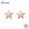 New Fashion High Polished Minimalist Mirror Star Stud Earrings for Women Small Tiny Star Earring Pendients Party Gifts zk30
