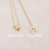 Hotting Gold Silver Plating Unique Abstract Rabbit Necklace For Nature Lover Hare Pendant