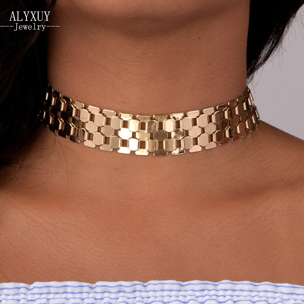 Jewelry Cool Scale Design Choker Collar Necklace