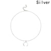 New Fashion Jewelry Crescent Horns Moon Gold Silver Color Simple Pendant Necklace Gift For Women Girl