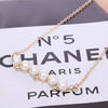 Jewelry Women's Gift Versatile Temperament Elegant Atmosphere Fresh Water Pearl Rhinestone Necklace