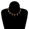 Lightning Shape Gold Silver Color Pendant Necklace for Women Girl Jewelry Boho Classic Statement Choker Necklace