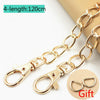 Long 120cm Metal Purse Chain Strap Handle Handle Replacement For Handbag Shoulder Bag 11 Alloy Style Accessories