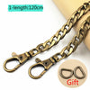 Long 120cm Metal Purse Chain Strap Handle Handle Replacement For Handbag Shoulder Bag 11 Alloy Style Accessories